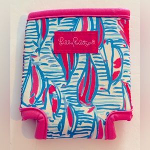 LILLY PULITZER Sailboat Print Drink Can COOZIE